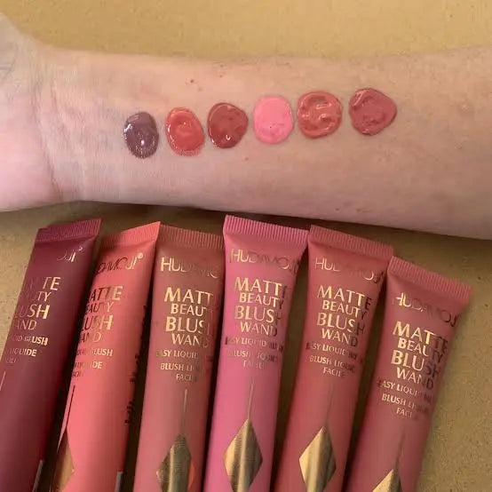Hudamoji Matte Liquid Blusher Set