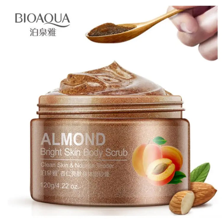Bioaqua Almond Clean Skin Facial Moisturizing Body Scrub 120g