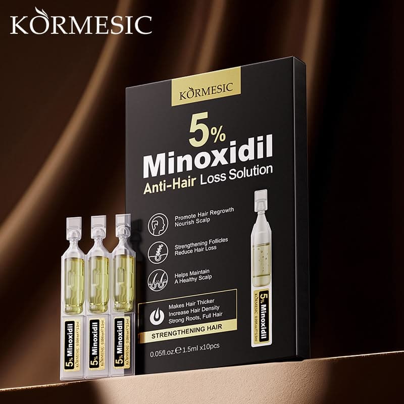 Kormesic 5% Minoxidil Anti-Hair Loss Solution  – 10 × 1.5ml
