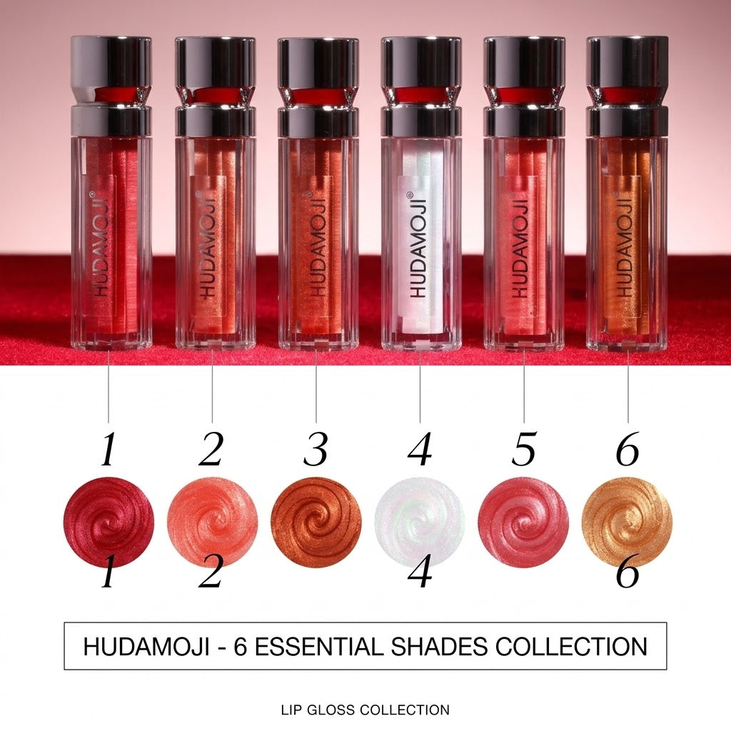 Hudamoji Shine Lip Gloss & Liquid Eyeshadow