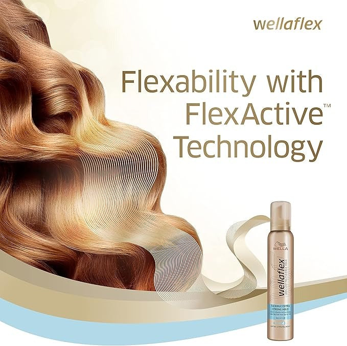Wella Wellaflex Flexible Ultra Strong Hold Mousse