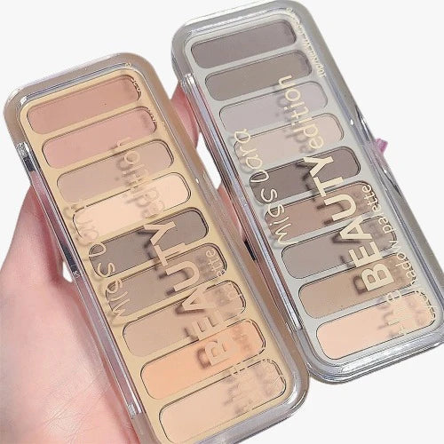 Miss Lara 9-color Blush Highlighter Eyeshadow Palette