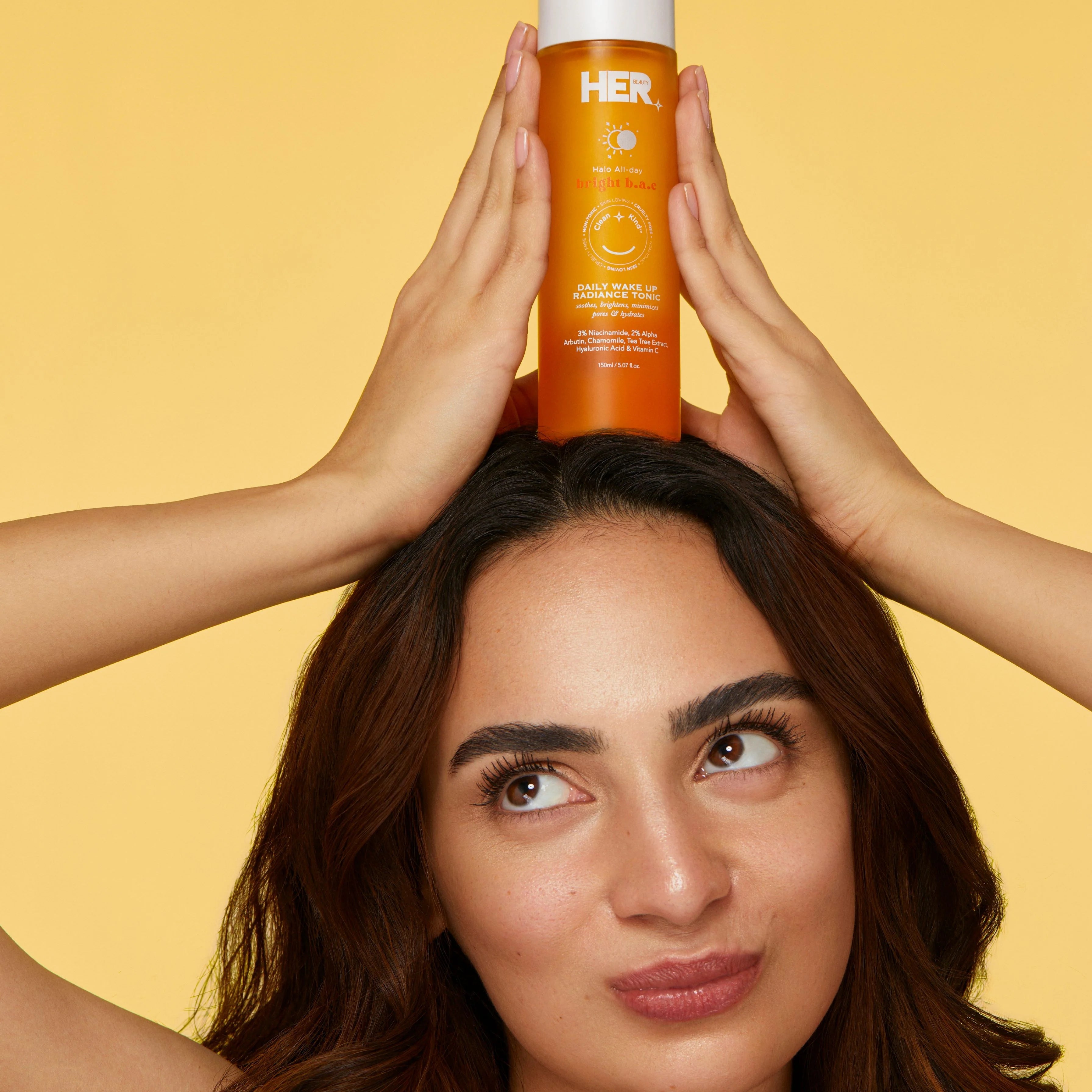 HER Beauty bright bae Daily Wakeup Radiance Tonic 120ml / 4.05 fl.oz.