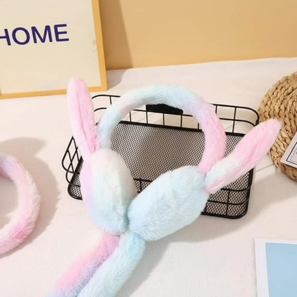 Premium Kids Plush Bunny Earmuffs