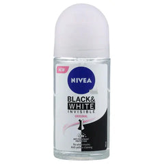 Nivea Black and White Invisible Deodorant Roll-On For Women - 50ml