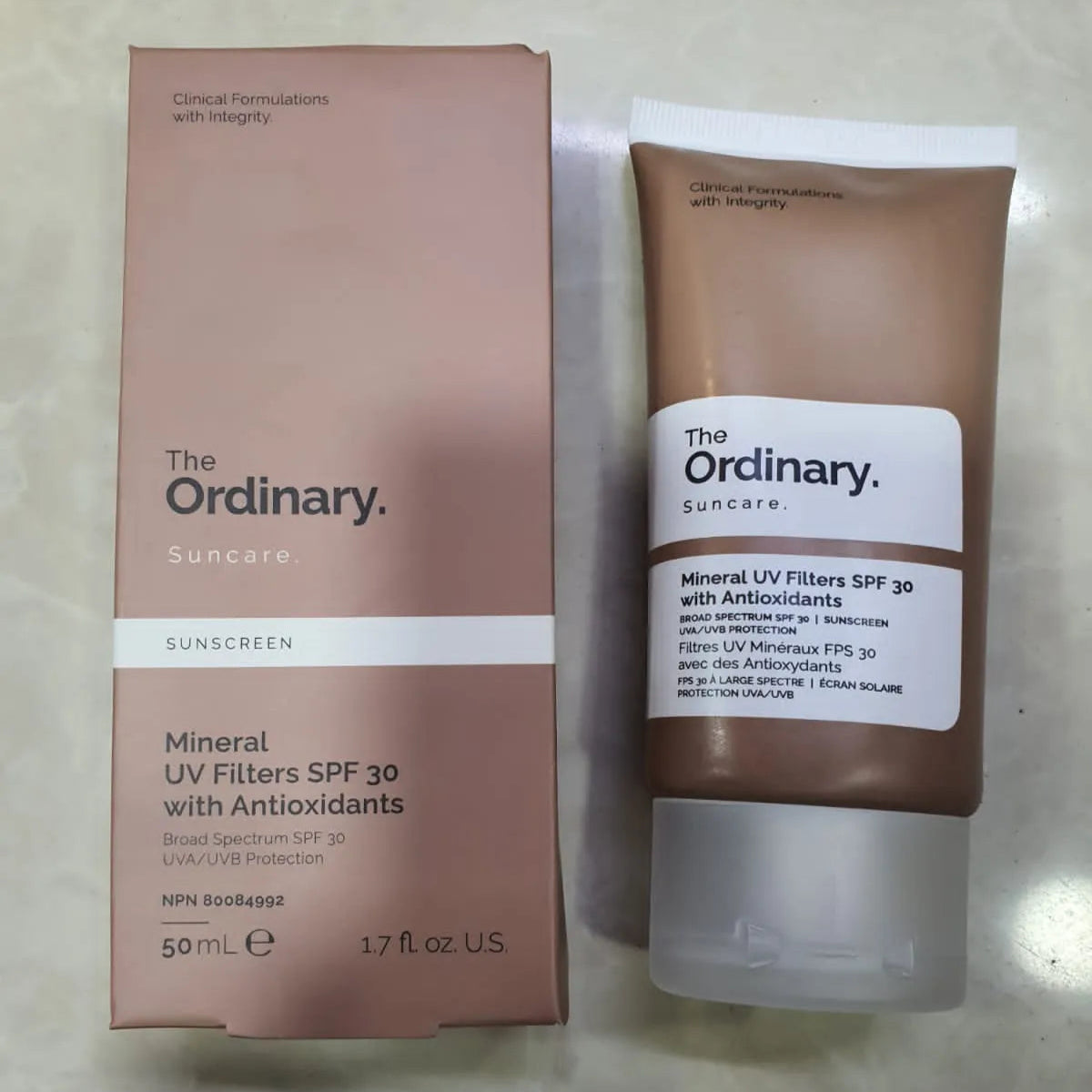 The Ordinary Mineral UV Filters SPF 15 with Antioxidants - 50ml