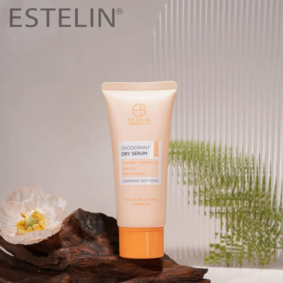 Estelin Deodorant Dry Serum Collagen Vitamin C and E - 60ml
