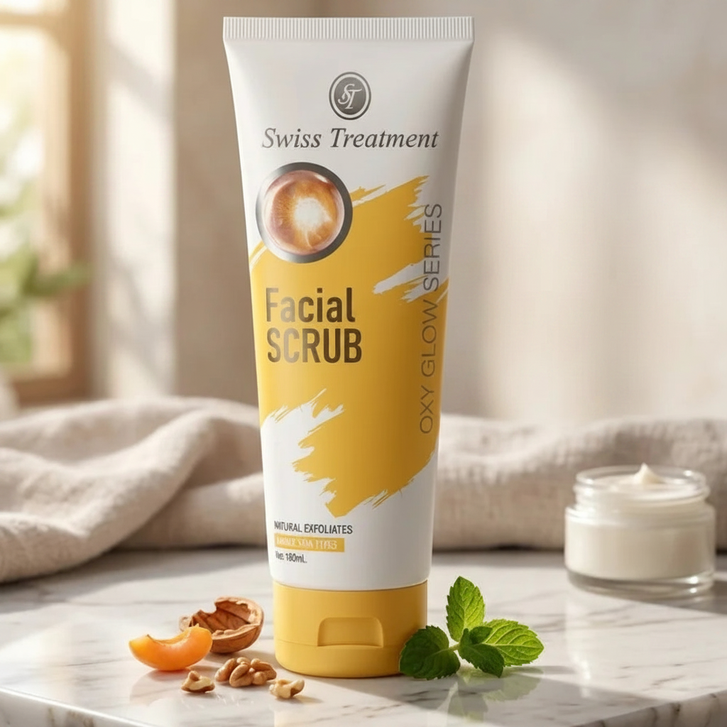 Swiss Treatment Oxy Glow Series - Facial Scrub - 150ml