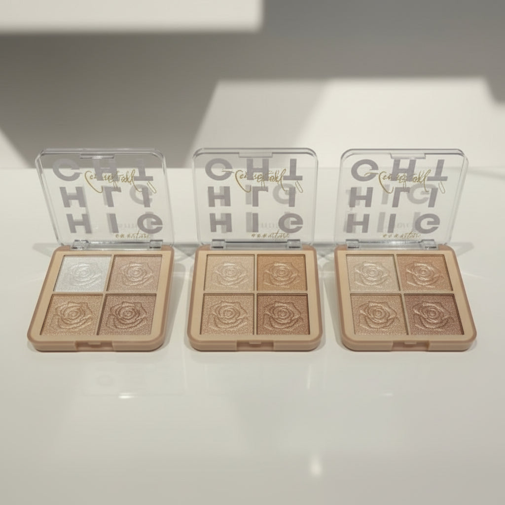 Anylady 4 Colors Celestial Highlighter Palette