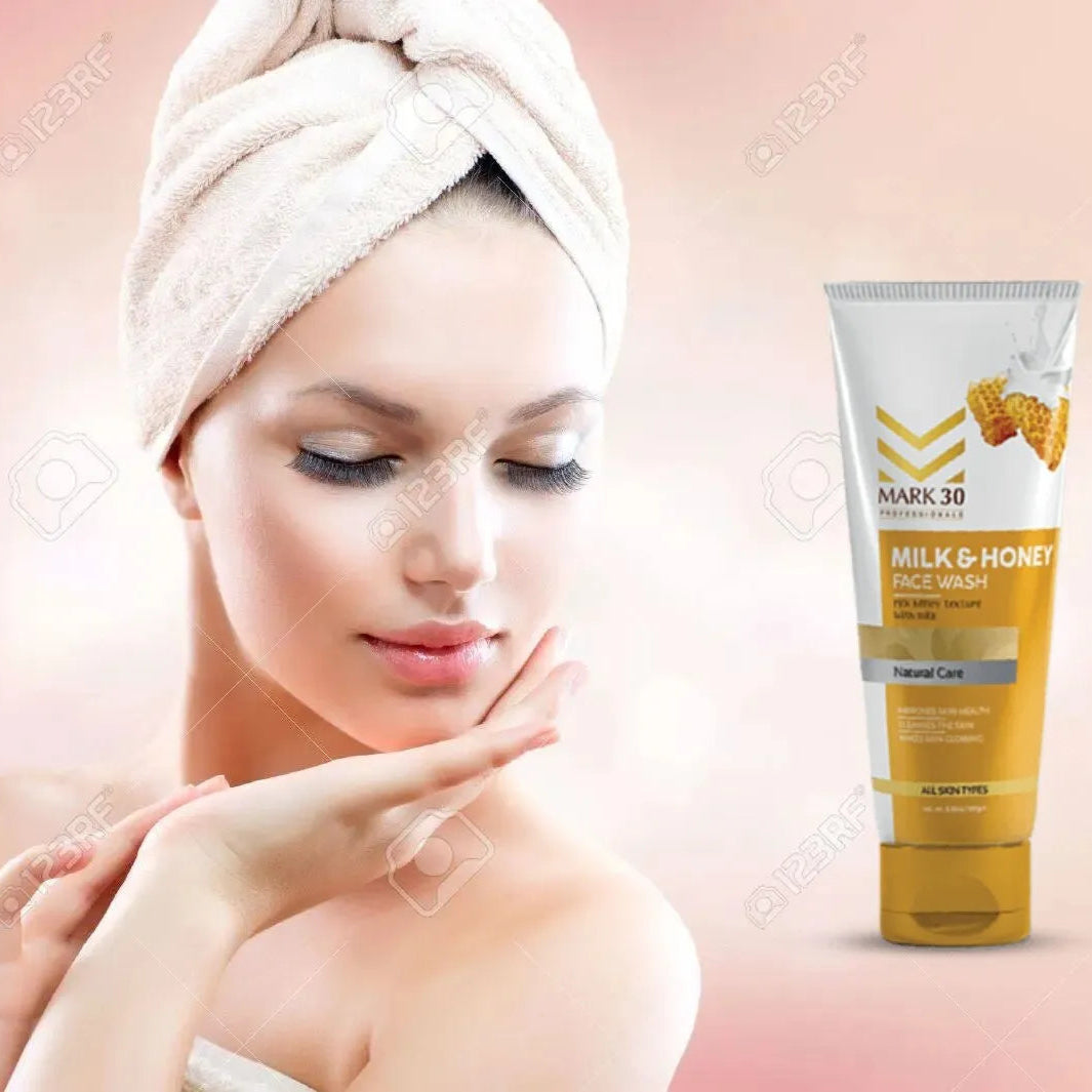 MARK-30 Milk & Honey Face Wash - Light and bright skin 100g