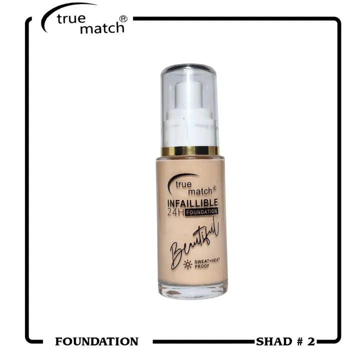 True Match Infaillible Sweat and Heat Proof Foundation