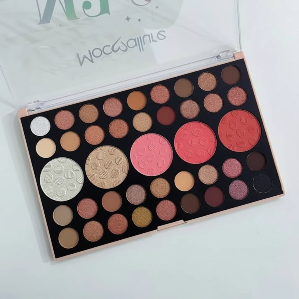 Mocallure Multi-Purpose Makeup Palette - Eyeshadow, Blush & Highlighter