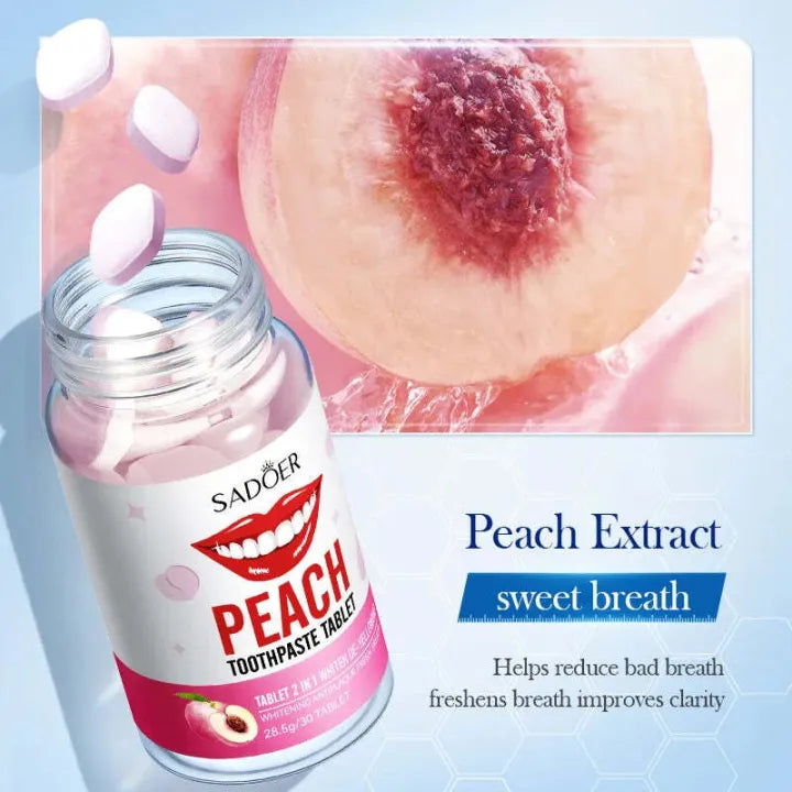 Sadoer 2 in 1 Solid Toothpaste Tablets 28.5g