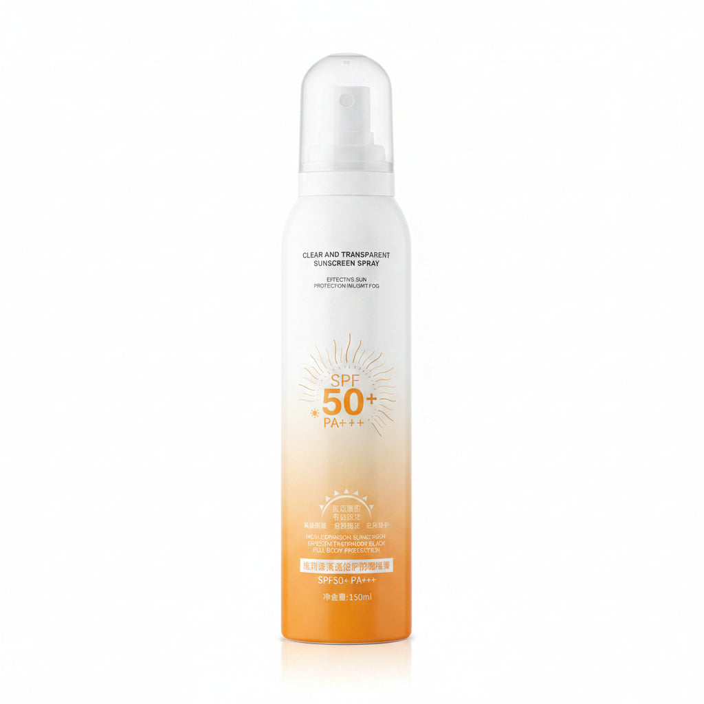 Clear & Transparent SPF 50 Sunscreen Spray - 150ml