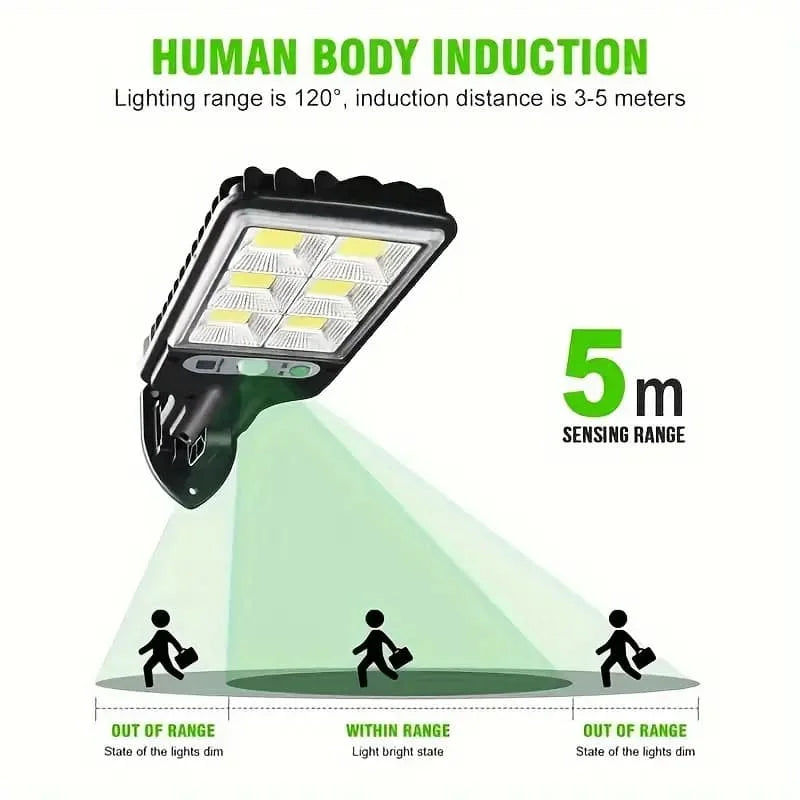 200W Solar-Powered Outdoor Street Light with Transparent LED