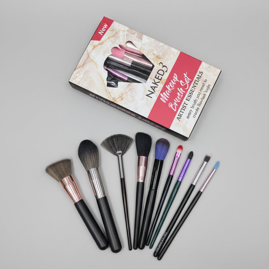 Naked3 Professional Makeup Brush Set