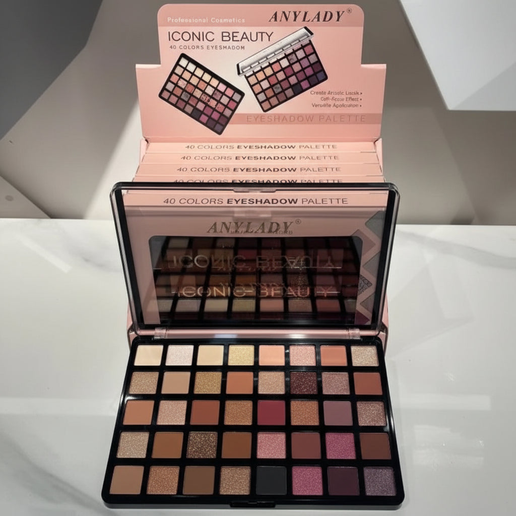 Anylady Iconic Beauty Eyeshadow Palette - 40 Colors