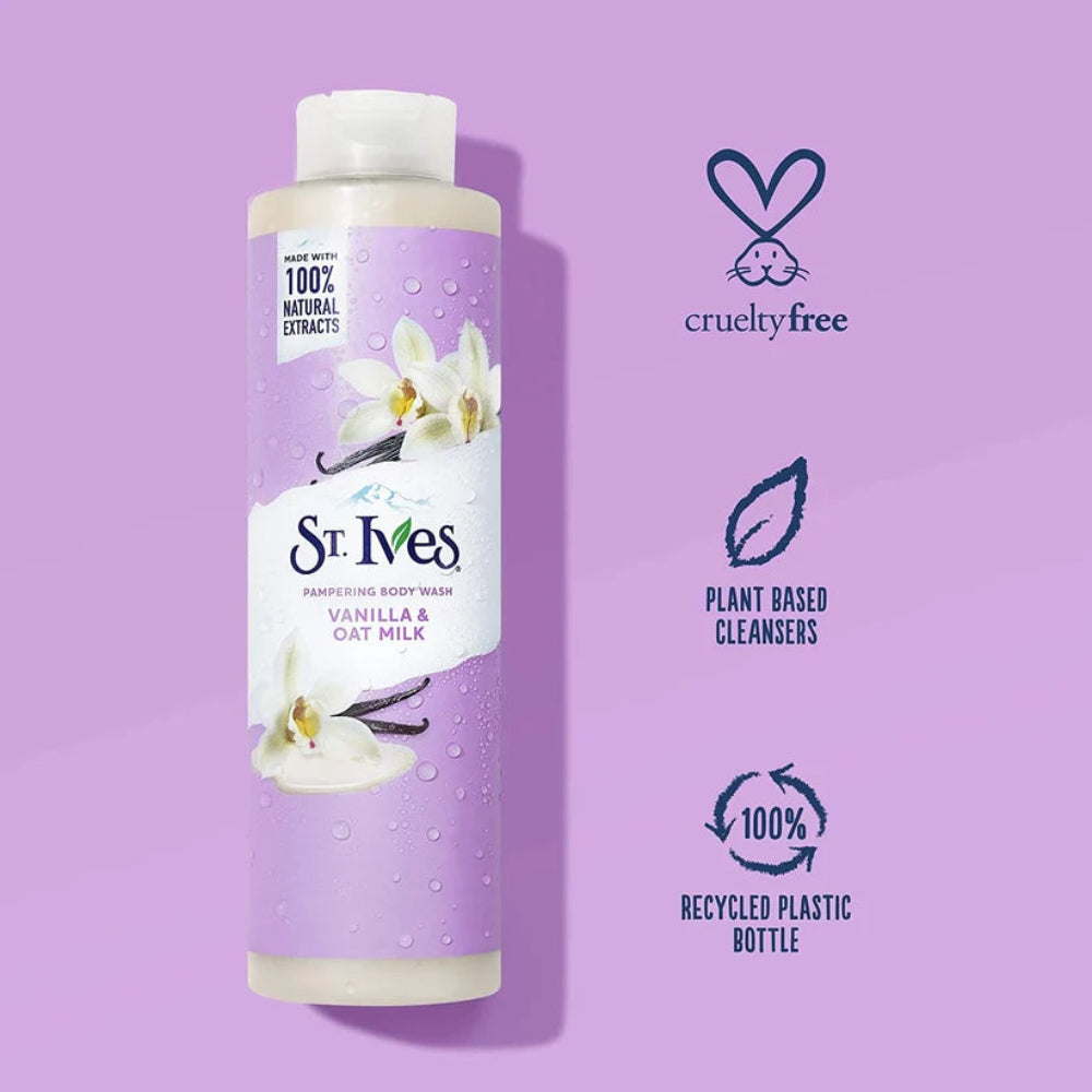 St. Ives Body Wash Vanilla +Oat Milk - 700ml