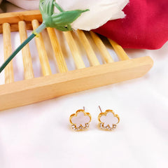 Four-Leaf Clover Stud Earrings