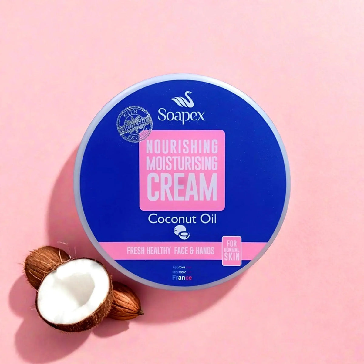 Soapex Nourishing Moisturizing Coconut Oil Cream - 220ml