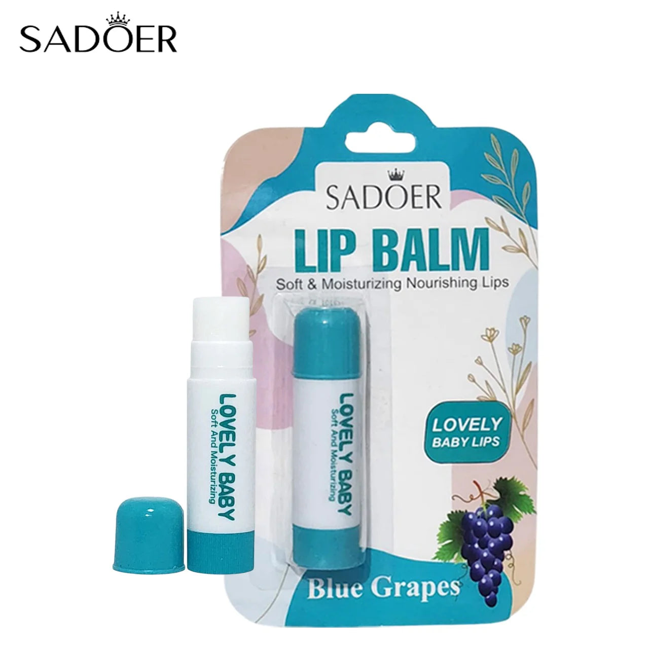SADOER Lovely Lip Balm – Soft & Moisturizing Nourishing Lips