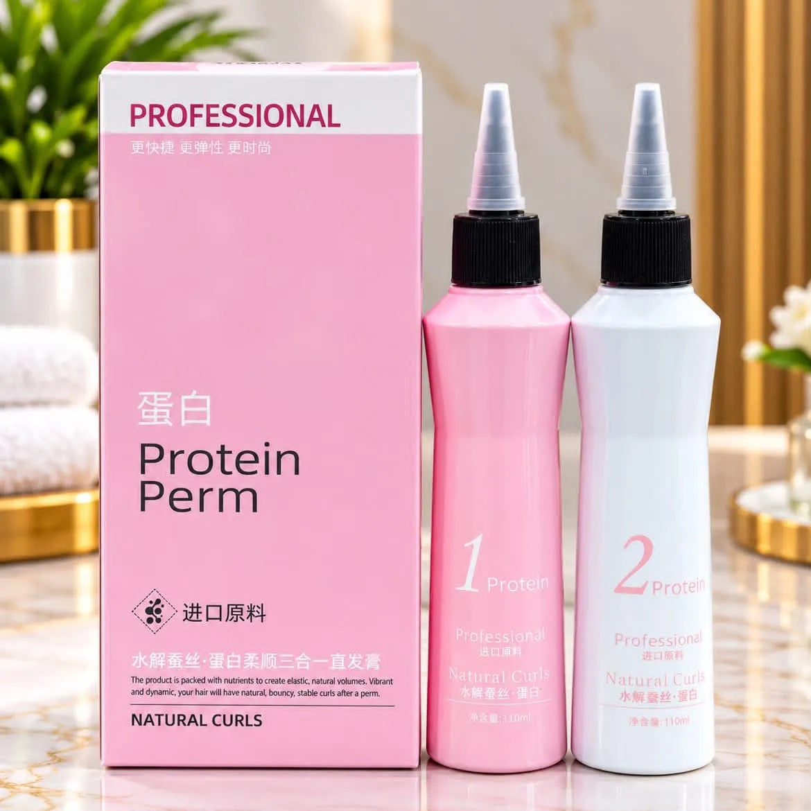 Professional Protein Perm Natural Curls Hair Perming Lotion