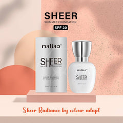 Maliao Sheer Shimmer Foundation SPF 20 - Radiant Finish for Face Makeup