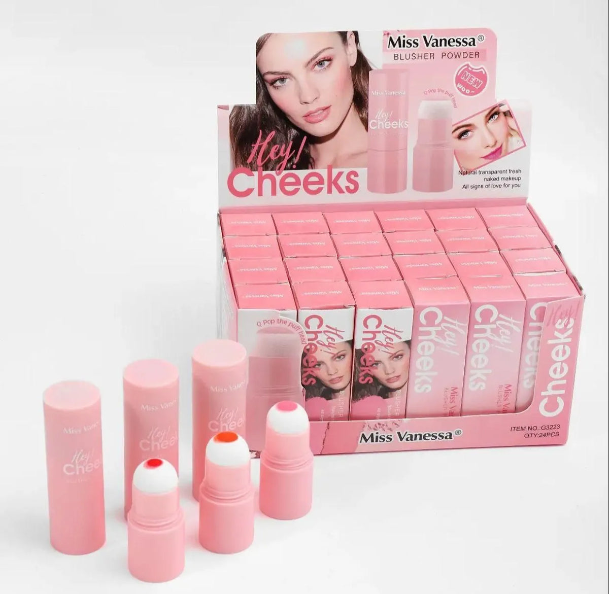 Miss Vanessa Cussion Blush Pack of 3 Pcs