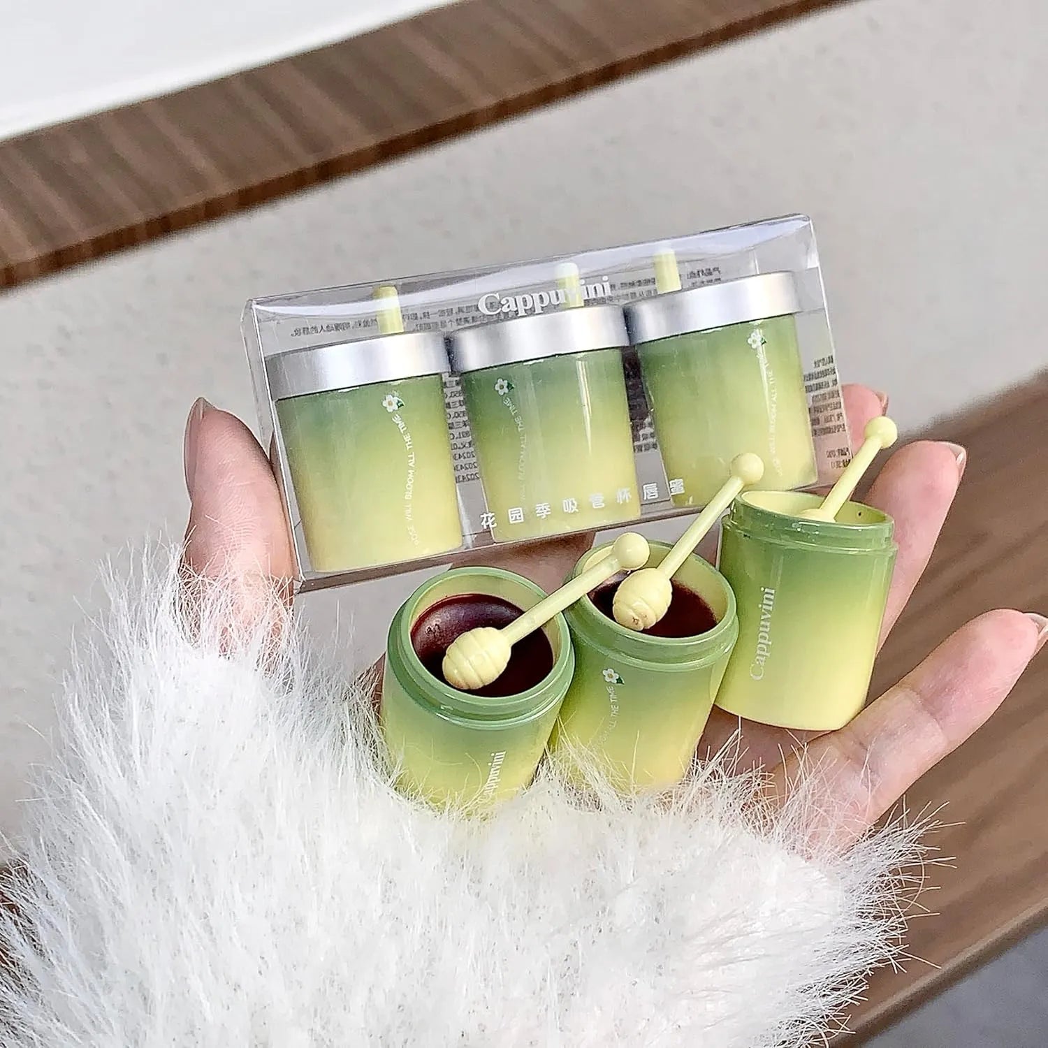 cappuvini mug lip gloss - 3pcs set