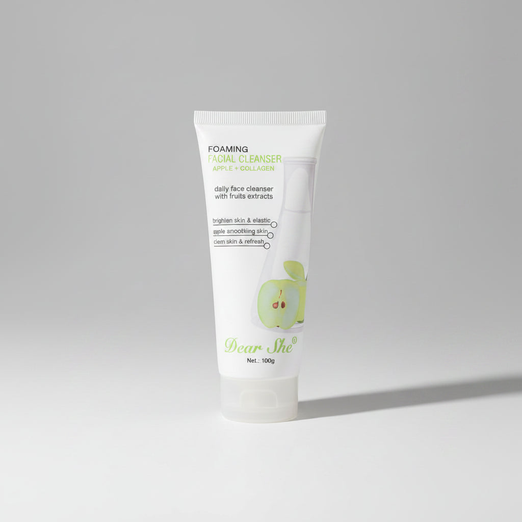 Dear She Foaming Facial Cleanser with apple and collagen - 100g