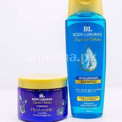 Body Luxuries 2 in 1 Hyaluronic Deal Shampoo 400ml + Mask 300gm