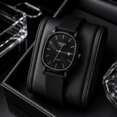 Tissot Oval Dial Silicone Strap Quartz Watch