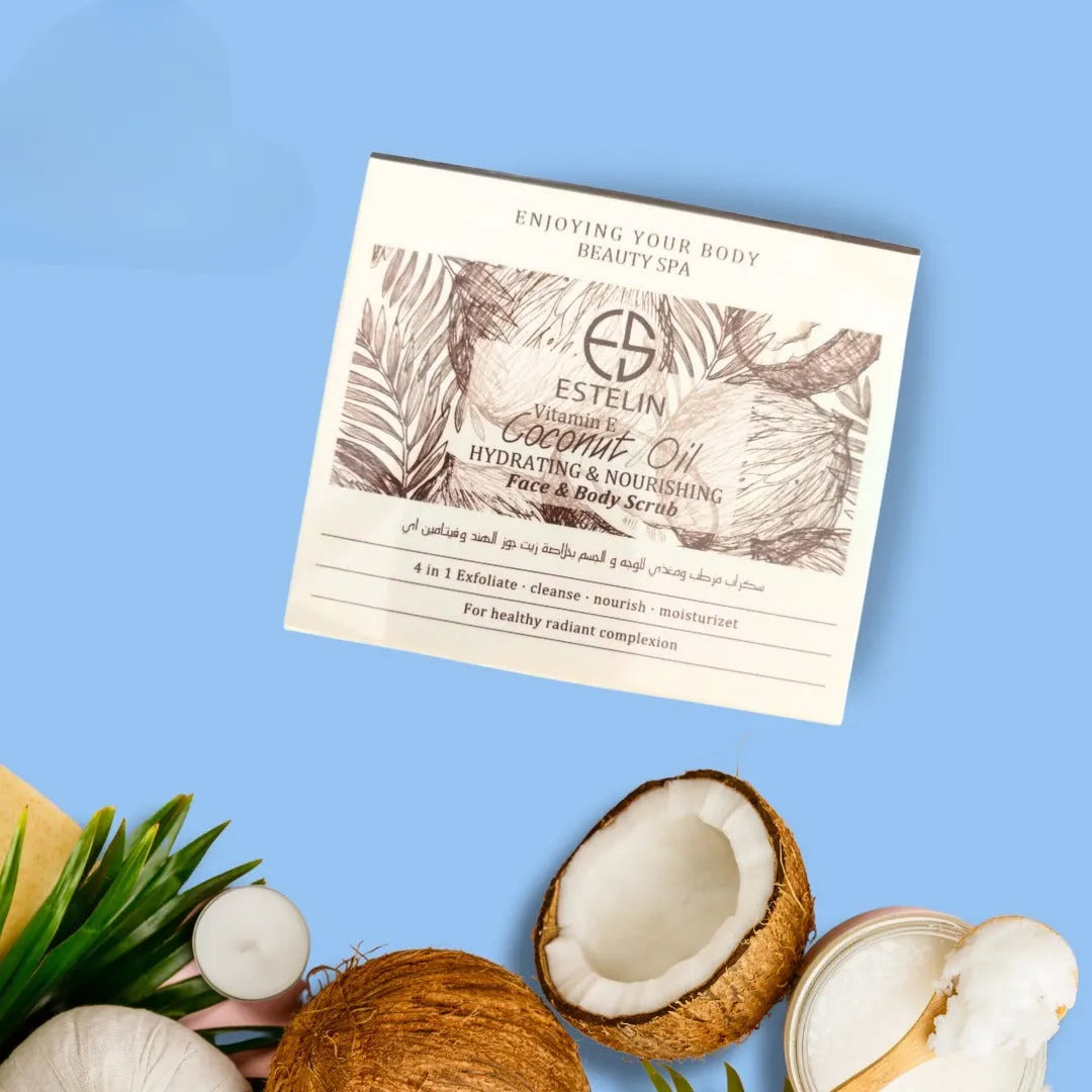 ESTELIN Coconut Oil Face & Body Scrub