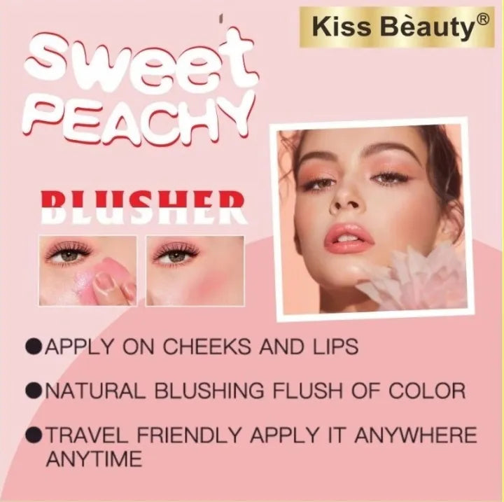 Kiss Beauty Sweet Peachy Peach Magic Matte Blusher - 30ml