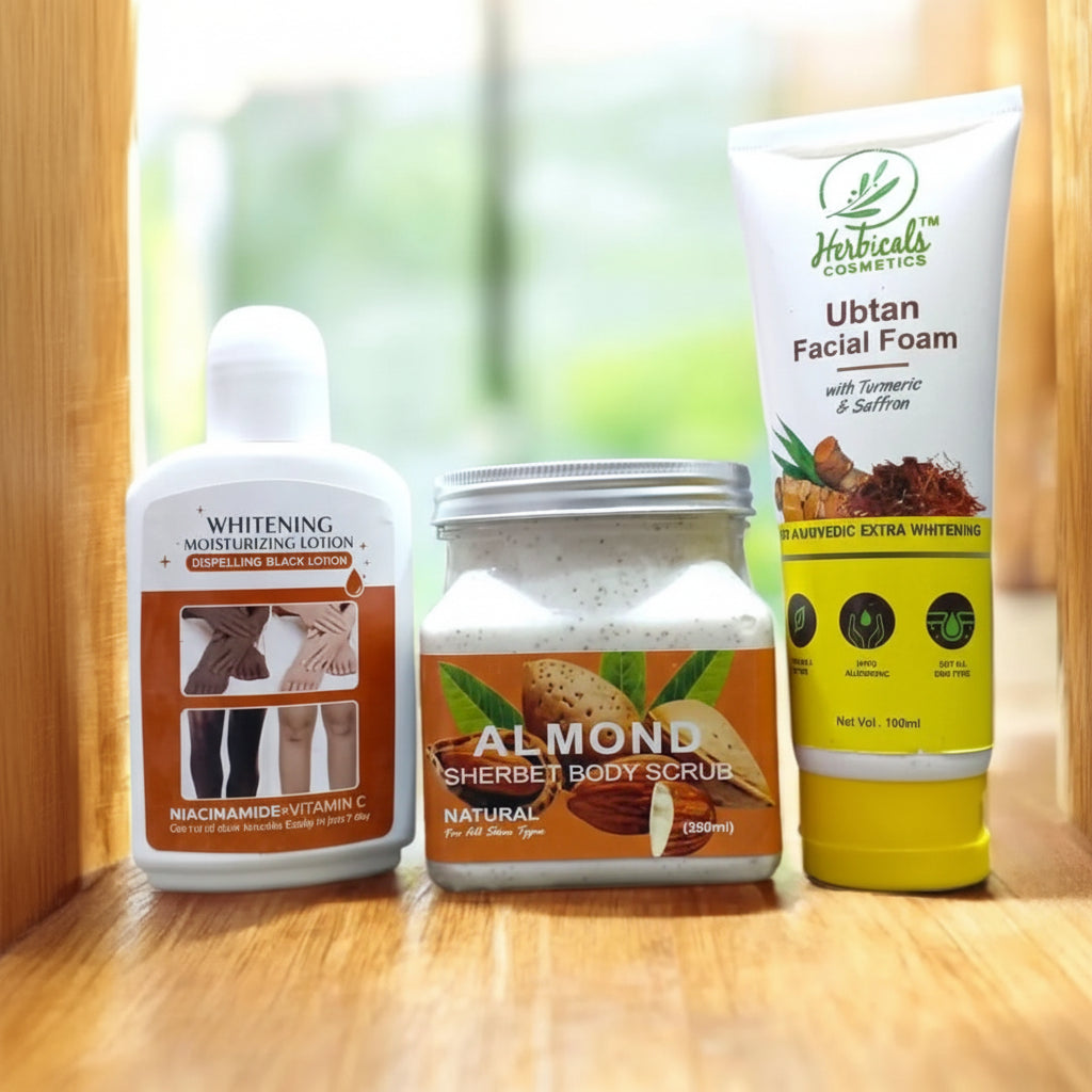 Facial Deal - Facial foam -  Scrub - Whitening + Moisturizer Lotion