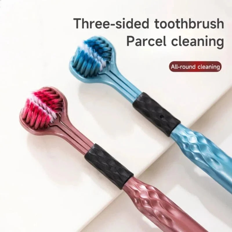 Three Side Toothbrush Pack of 2