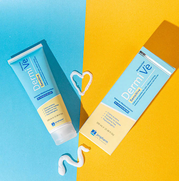 Dermive Sensitive Moisturizer Soothes Skin | Relieves Itching - 100ml