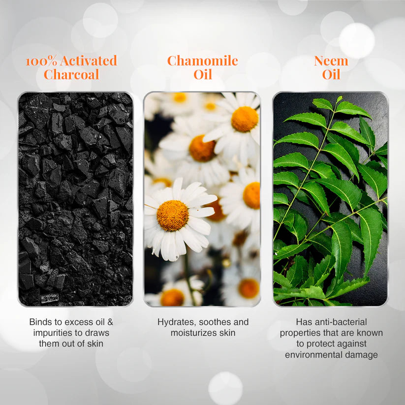 VLCC 7X Ultra Whitening and Brightening Charcoal Peel Off Mask - 100ml