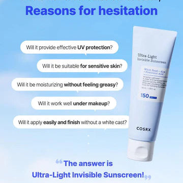 COSRX - Ultra Light Invisible Sunscreen - 50ml