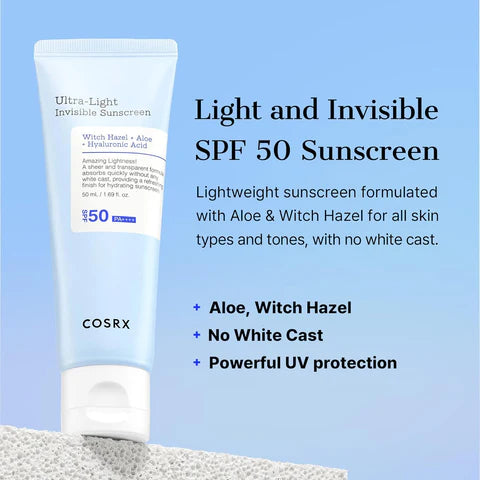 COSRX - Ultra Light Invisible Sunscreen - 50ml