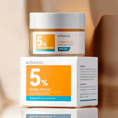 Kormesic 5% Benzoyl Peroxide Night Soothing Anti Acne Face Cream - 30g