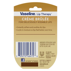 Description for Vaseline Lip Therapy Lip Balm Crème Brûlée - 7g