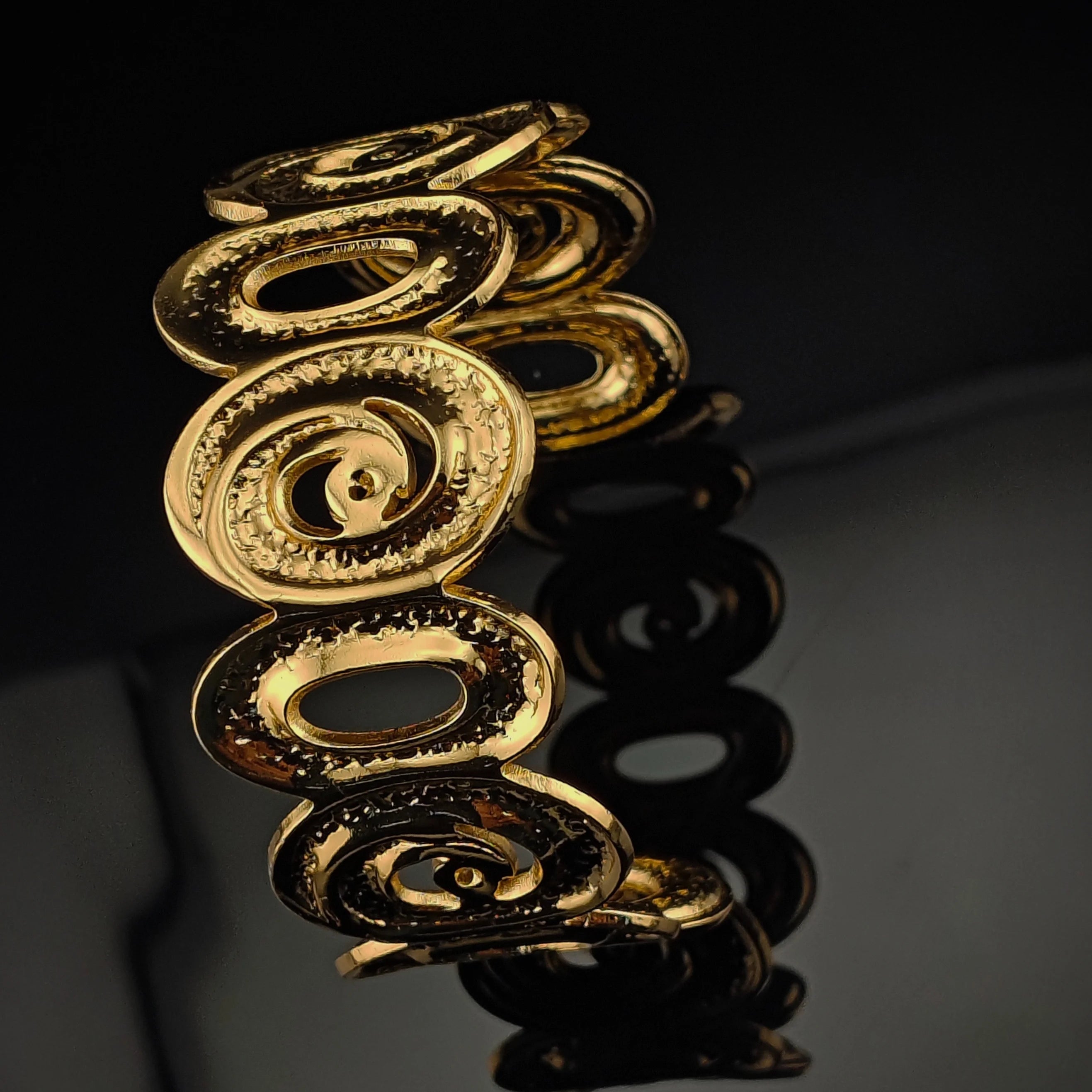 Stainless Steel  Spiral Cuff - Each