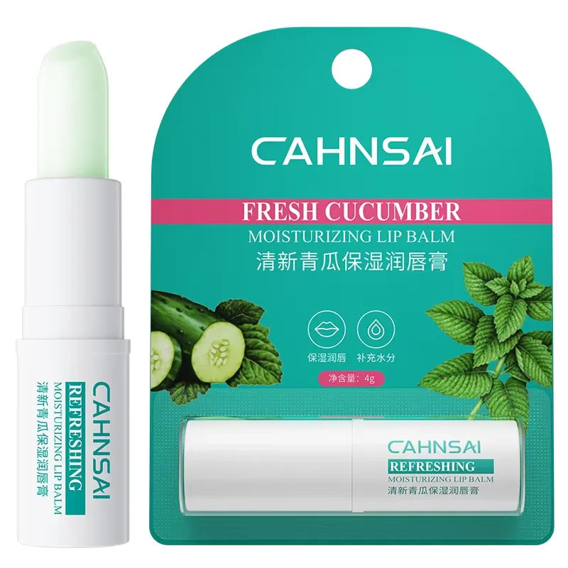 CAHNSAI Fresh Cucumber Moisturizing Lip Balm - 4g