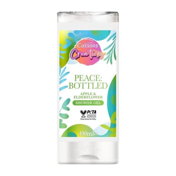 Cussons Creations Peace Bottled Apple & Elderflower Shower Gel