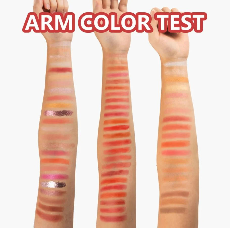 URATM Beauty Fashion Makeup Beautiful Eyeshadow Lip Gloss Highlighter Blush Contour 5 Pages Book Palette