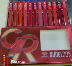 GR Nude Look 12 Pcs Lipgloss