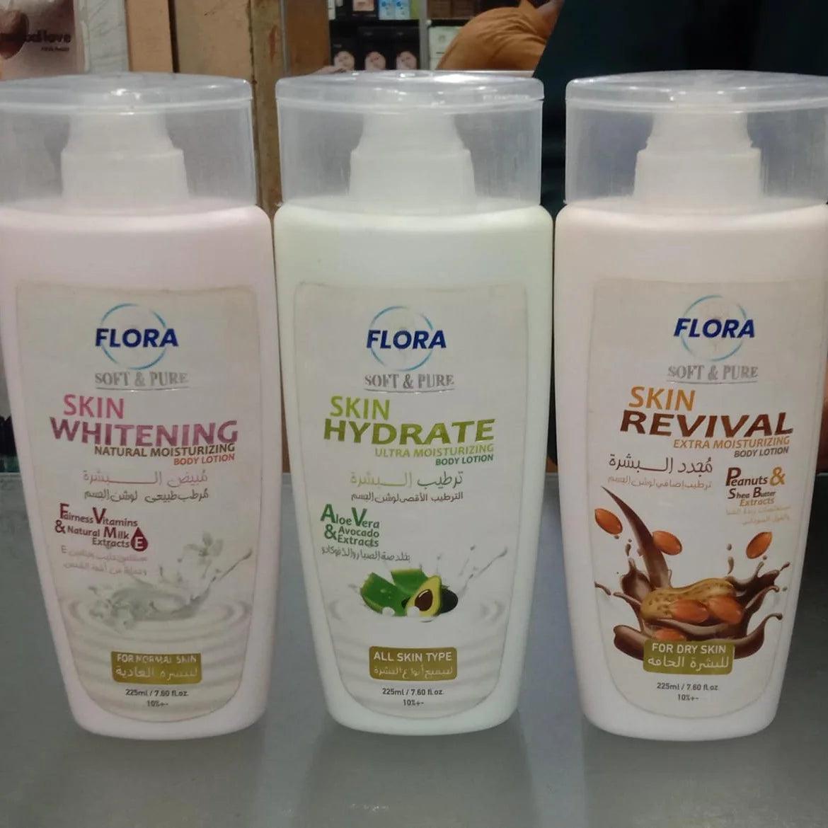 Flora Skin Whitening Moisturizing Lotion 225ml