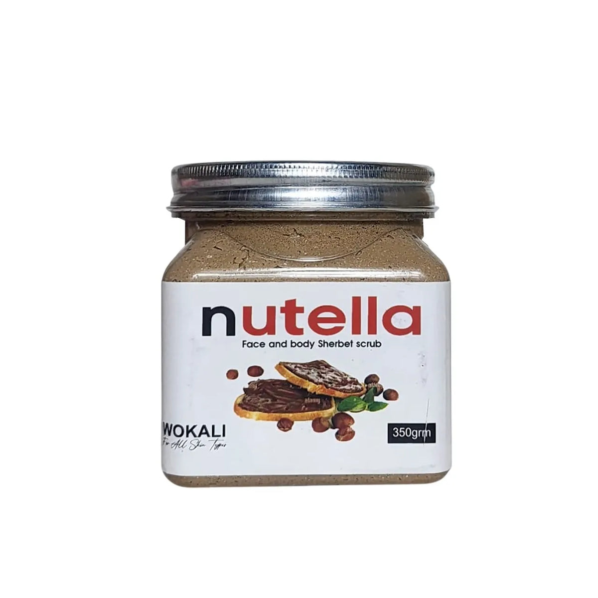 Wokali Nutella Face & Body Sherbet Scrub – 350ml