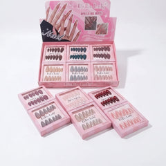 DoDo Lady Fingertip Aesthetic Revolution Press-On Nails Set - 12Pcs